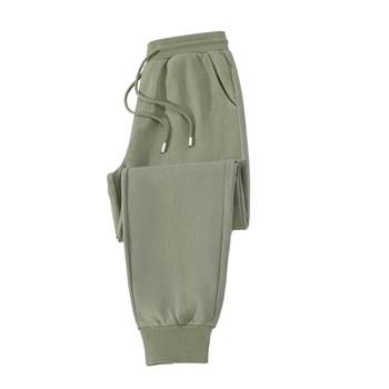 Baleno 320g heavyweight sweatpants ພາກຮຽນ spring ໃຫມ່ matcha ສີຂຽວ slimming pants ສີແຂງ versatile ກິລາໄວຫນຸ່ມ