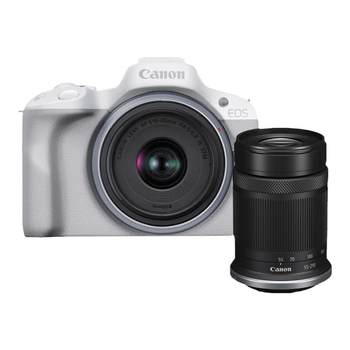 ຊຸດເລນຄູ່ Canon/Canon EOS R50 RFS18-45+RFS55-210 - ສີຂາວ