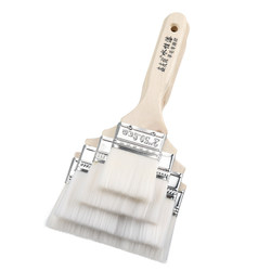 Wooden handle water-based wool brush soft bristle cleaning brush barbecue baking cooking brush latex paint paint brush