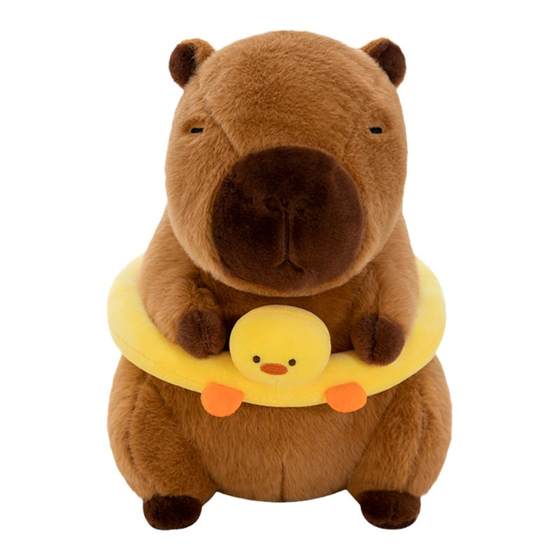 Swimming ring capiguana pig Kapibala plush doll children's snot bear birthday gift summer capybar doll
Swimming ring capiguana pig Kapibala plush doll children's snot bear birthday gift summer capybar doll