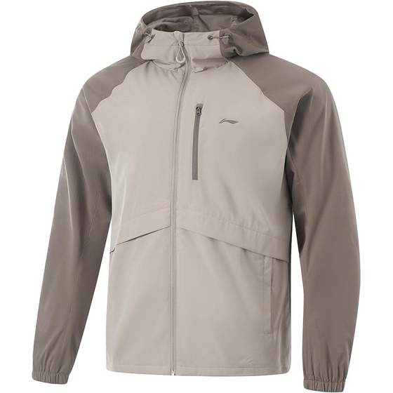 Li Ning Lotus Leaf Wind Coat Long Sleeve Outdoor Water-Repellent Windproof Sportswear Hooded Top Jacket Sports Jacket Men Li Ning Lotus Leaf Wind Coat Long Sleeve Outdoor Water-Repellent Windproof Sportswear Hooded Top Jacket Sports Jacket Men