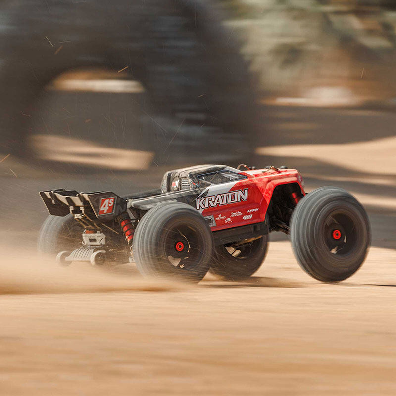 ARRMA 1/10 KRATON V2.5 KRATON 4S masofadan boshqariladigan elektr to'rt g'ildirakli poyga yuk mashinasi yo'ltanlamas transport vositasi
