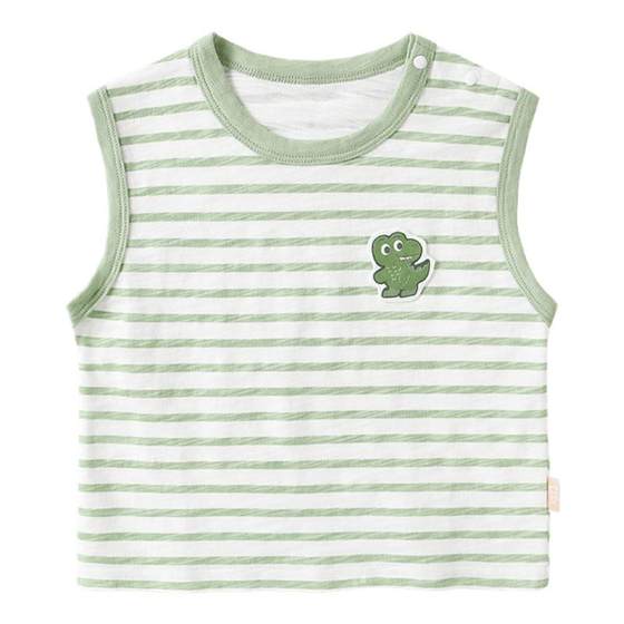 Kaka Panda boys pure cotton vest summer baby print T-shirt children summer casual top girls clothes Kaka Panda boys pure cotton vest summer baby print T-shirt children summer casual top girls clothes