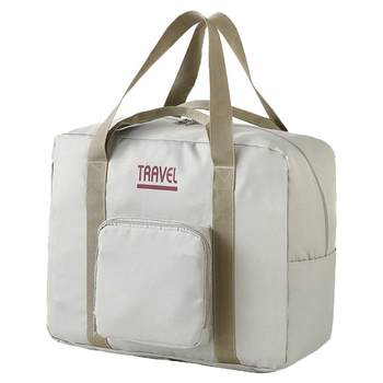 ກະເປົ໋າເດີນທາງທີ່ມີຄວາມຈຸຂະຫນາດໃຫຍ່ foldable travel bag portable luggage bag women's simple short-distance trolley handbag travel bag