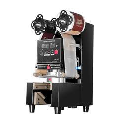 Jizhimei milk tea shop milk tea fully automatic commercial sealing machine soy milk cup sealing machine seals paper cups hot drinks seals soy milk cups