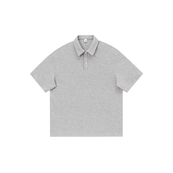 260g light gray V-neck solid color POLO shirt short-sleeved T-shirt for boys 2025 new summer loose top pullover
260g light gray V-neck solid color POLO shirt short-sleeved T-shirt for boys 2025 new summer loose top pullover