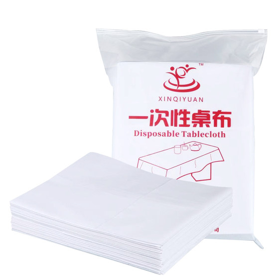 Disposable dining table cloth thickened table long square -shaped circular home party restaurant waterproof oil -proof non -woven non -woven table cloth Disposable dining table cloth thickened table long square -shaped circular home party restaurant waterproof oil -proof non -woven non -woven table cloth