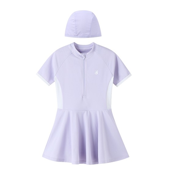 Annai Children's Clothing Girls One-piece Swimsuit Set 2025 Summer New Stretch Hydrophobic Sweet Pool Training Purple
Annai Children's Clothing Girls One-piece Swimsuit Set 2025 Summer New Stretch Hydrophobic Sweet Pool Training Purple