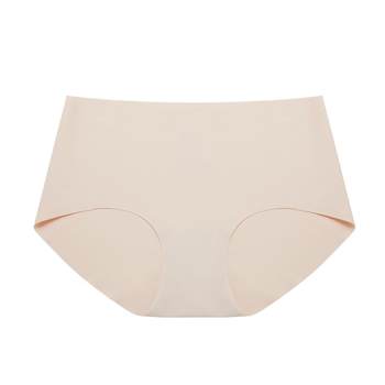 Xingmian soft patch underwear Soft series women's no-size mid-waist briefs large size ສະດວກສະບາຍສູງ elastic seamless underwear