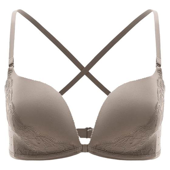 Qu'anfen bra with beautiful back without marks and glossy sexy lingerie for women with small breasts gathered and topped with breathable summer thin style
Qu'anfen bra with beautiful back without marks and glossy sexy lingerie for women with small breasts gathered and topped with breathable summer thin style