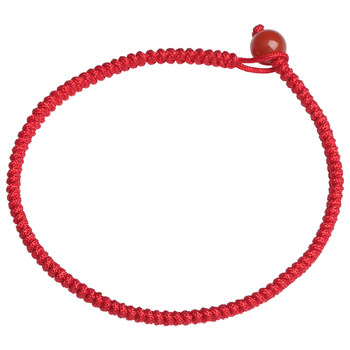 Eight Blessings Anklet Women's Red Rope 2022 New Trendy Summer Plain Rope Zodiac Year Braided Braided Bracelet Style Couple