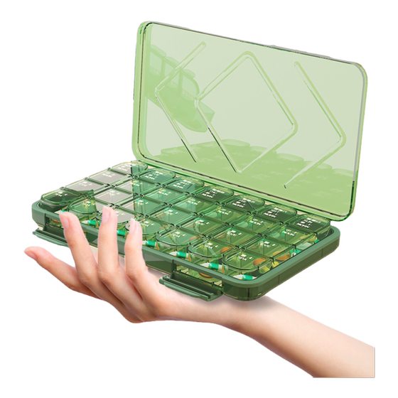 Pill box with large characters portable seven days a week medicine packing box for elderly people taking medicine reminder box large capacity medicine divider
Pill box with large characters portable seven days a week medicine packing box for elderly people taking medicine reminder box large capacity medicine divider