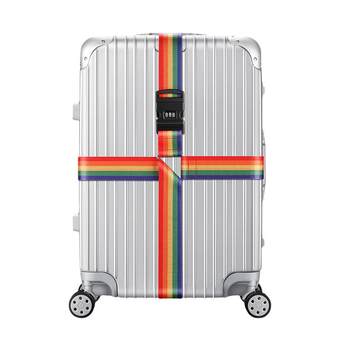 ອຸປະກອນເສີມກະເປົາ Trolley suitcase straps cross straps fixed securely checked password box tightening travels