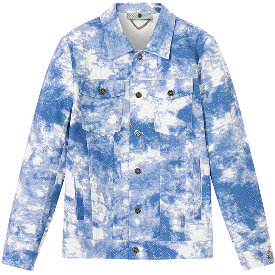 BM hot diamond tie-dye denim jacket men's high-end and handsome jacket fashionable European products popular men's clothing spring 2022
BM hot diamond tie-dye denim jacket men's high-end and handsome jacket fashionable European products popular men's clothing spring 2022