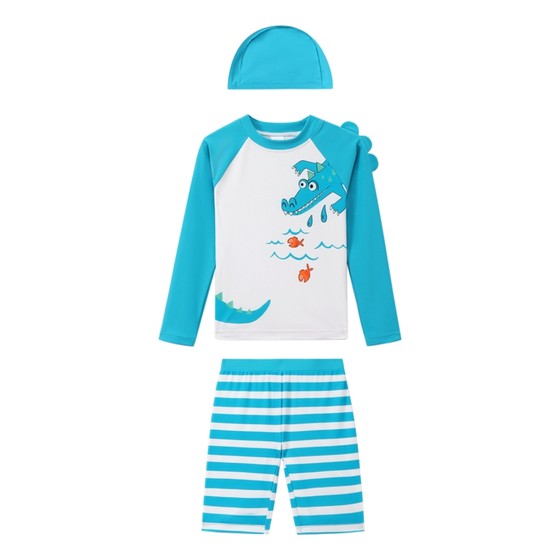 Anel boys long-sleeved split swimsuit trousers hat 3-piece set summer sun protection elastic cartoon
Anel boys long-sleeved split swimsuit trousers hat 3-piece set summer sun protection elastic cartoon