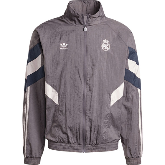 Adidas/Adidas Genuine Clover Men's Real Madrid Football Zipper Jacket Jacket JI9479
Adidas/Adidas Genuine Clover Men's Real Madrid Football Zipper Jacket Jacket JI9479