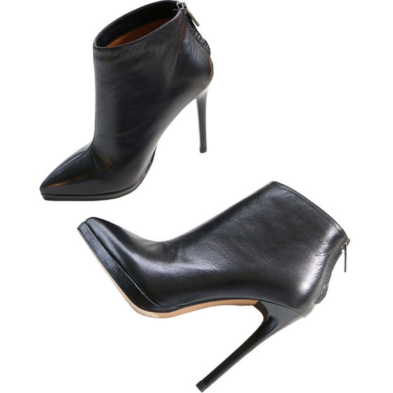 Classic European and American fashion women's shoes OL sheepskin super high heels sexy short boots pointed toe genuine leather water table plus velvet
Classic European and American fashion women's shoes OL sheepskin super high heels sexy short boots pointed toe genuine leather water table plus velvet