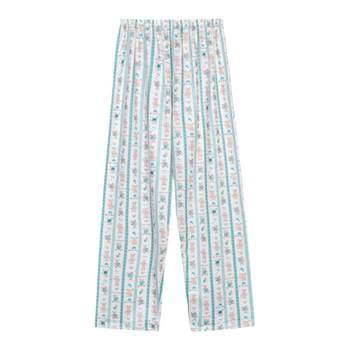 Xinbangbang Homedress New Cartoon Pajama Pants Elastic Waist Casual Pants ແມ່ຍິງສາມາດໃສ່ນອກຍ່າງ Pants