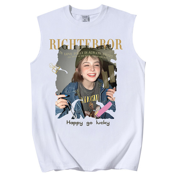 vintage letter printed vest men's American casual trendy brand heavy cotton sleeveless T-shirt men's vest sweatshirt
vintage letter printed vest men's American casual trendy brand heavy cotton sleeveless T-shirt men's vest sweatshirt