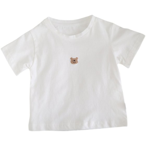 Children's white T-shirt Short-sleeved summer thin men and women pure cotton body shirts inS half-sleeved summer 1-3 years old
Children's white T-shirt Short-sleeved summer thin men and women pure cotton body shirts inS half-sleeved summer 1-3 years old