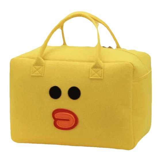 Cartoon bag, travel bag, storage handbag, large capacity children's luggage bag, luggage suitcase, woolen felt bag, lightweight Cartoon bag, travel bag, storage handbag, large capacity children's luggage bag, luggage suitcase, woolen felt bag, lightweight