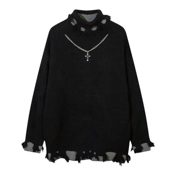 Noonoz tide brand American high street destroying wind fake two pieces of sweater men's autumn and winter hiphop bombing street couple sweater
Noonoz tide brand American high street destroying wind fake two pieces of sweater men's autumn and winter hiphop bombing street couple sweater