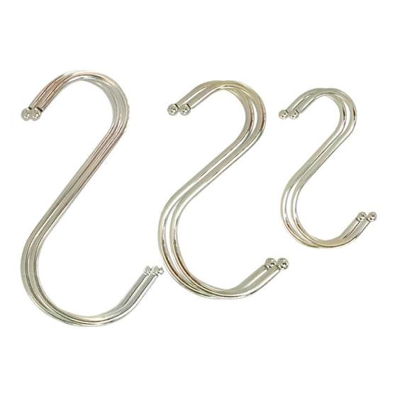 S -shaped hook garden wall -mounted flower pot flower basket accessories S -shaped hanging wall hook multi -function anti -rust silver hook
S -shaped hook garden wall -mounted flower pot flower basket accessories S -shaped hanging wall hook multi -function anti -rust silver hook
