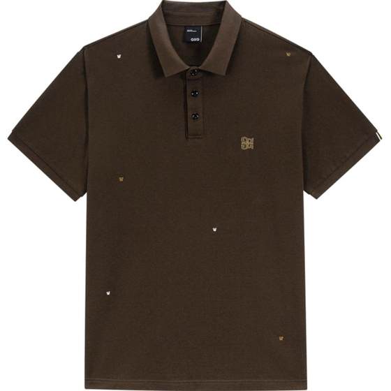 GXG men's clothing, same style in the mall, letter embroidered polo shirt for men, 24 summer new product G24X242044 GXG men's clothing, same style in the mall, letter embroidered polo shirt for men, 24 summer new product G24X242044