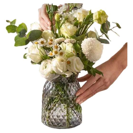 Retro Light luxury relief high -level sensor lip bag glass vase home living room Flower bottle decorative hydroponic utensils
Retro Light luxury relief high -level sensor lip bag glass vase home living room Flower bottle decorative hydroponic utensils