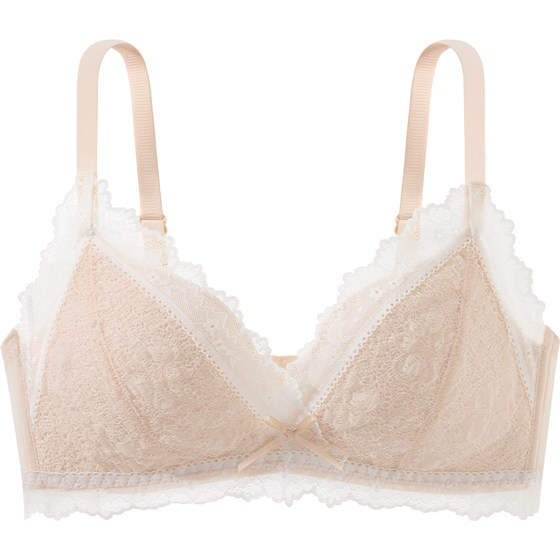 Six rabbits peach breasts underwear for women with small breasts gathered breathable puff lace sweet girl triangle cup bra
Six rabbits peach breasts underwear for women with small breasts gathered breathable puff lace sweet girl triangle cup bra