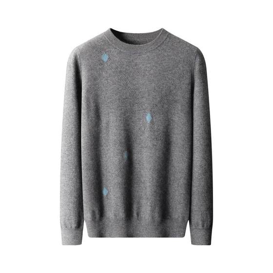 Huang Rong Shijia autumn and winter new cashmere sweater men's round neck color-blocking diamond casual pullover sweater knitted base shirt
Huang Rong Shijia autumn and winter new cashmere sweater men's round neck color-blocking diamond casual pullover sweater knitted base shirt