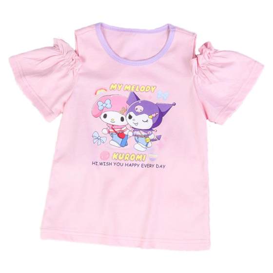 New summer style girls' cotton short-sleeved T-shirt fashionable top for children's versatile and fashionable outside wear half-sleeved thin Kulomi
New summer style girls' cotton short-sleeved T-shirt fashionable top for children's versatile and fashionable outside wear half-sleeved thin Kulomi