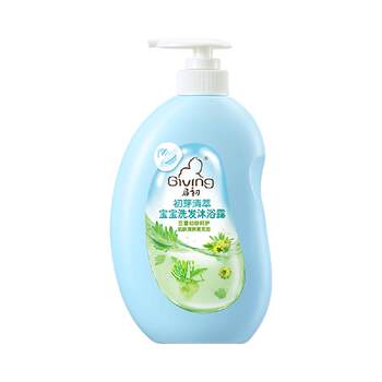 Qichuchuya Qingcui Shampoo and Shower Gel 2-in-1 Baby Care Refreshing, Mild and Tear-free 620ml