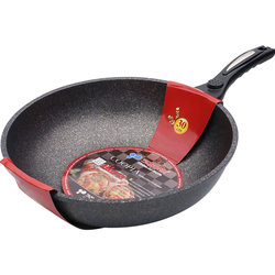 Korean medical stone wok non-stick pan imported genuine Kitchen art household cooking pot wheat stone wok