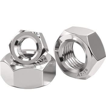 201 ສະແຕນເລດ hexagonal nut nut bolt screw cap collection M3M4M5M6M8M10M12M16M20M24