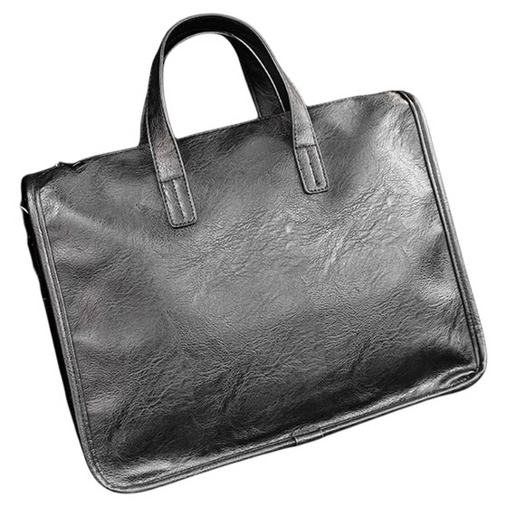 New fashion official document bag handbag casual fashion Korean version of men's bag messenger shoulder bag out of business bag New fashion official document bag handbag casual fashion Korean version of men's bag messenger shoulder bag out of business bag