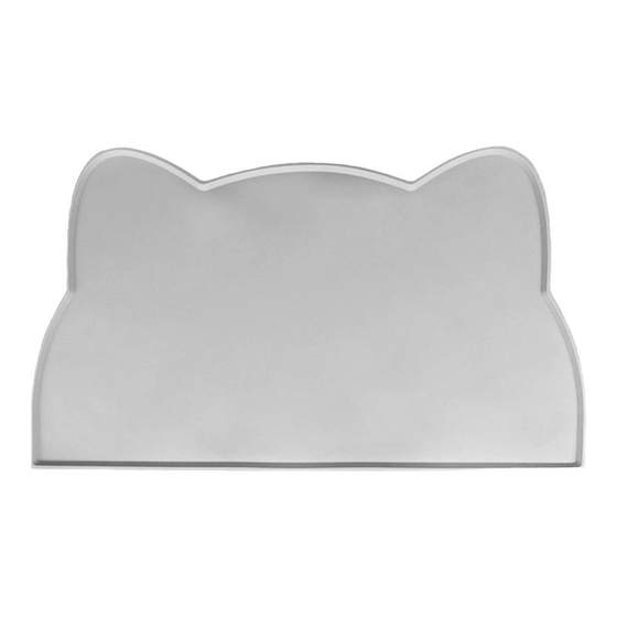 Anti-spill, anti-slip, waterproof and easy to clean daily necessities pet silicone placemat cat and dog mat placemat
Anti-spill, anti-slip, waterproof and easy to clean daily necessities pet silicone placemat cat and dog mat placemat