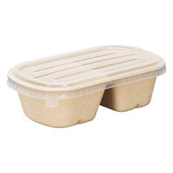 Sushi takeaway box, takeaway light food lunch box, disposable pasta box, salad fat-reduced meal, lunch box, pulp lunch box