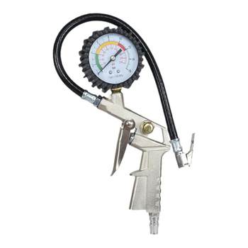 ເຄື່ອງວັດແທກຄວາມດັນຢາງຄວາມແມ່ນຍໍາສູງເຄື່ອງວັດຄວາມດັນອາກາດທີ່ມີ inflator nozzle car tire gun air digital display pressure measurement tire pressure gauge inflator tube