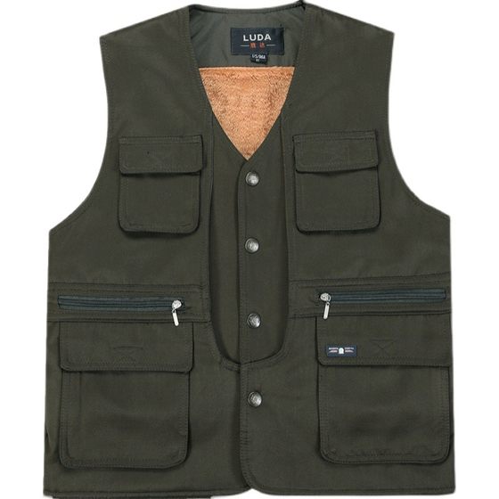Autumn and winter down cotton vest male middle-aged and elderly men wear plus velvet thickened vest grandfather wear lamb velvet vest horse clip
Autumn and winter down cotton vest male middle-aged and elderly men wear plus velvet thickened vest grandfather wear lamb velvet vest horse clip