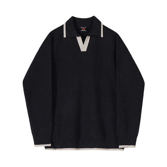 MRCYC contrast knitted sweater for men in autumn new Korean trendy lapel sweater casual long-sleeved polo shirt top
MRCYC contrast knitted sweater for men in autumn new Korean trendy lapel sweater casual long-sleeved polo shirt top