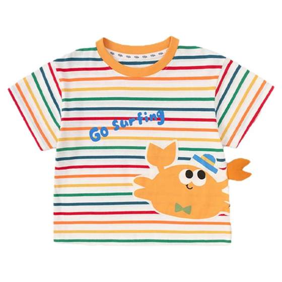Boys striped T-shirt summer new children's top three-dimensional cartoon girls short-sleeved fashionable children's clothes summer 3
Boys striped T-shirt summer new children's top three-dimensional cartoon girls short-sleeved fashionable children's clothes summer 3
