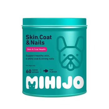 New Zealand MIHIJO dog hair beauty skin care and armor soft granules 60 capsules pet dog health care products ໂພຊະນາການ