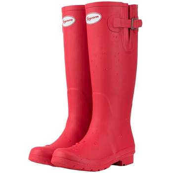 Joycorn plus rain boots women's fashionable outer wear waterproof adult high-top women's non-slip shoes shoes Wellington rain boots