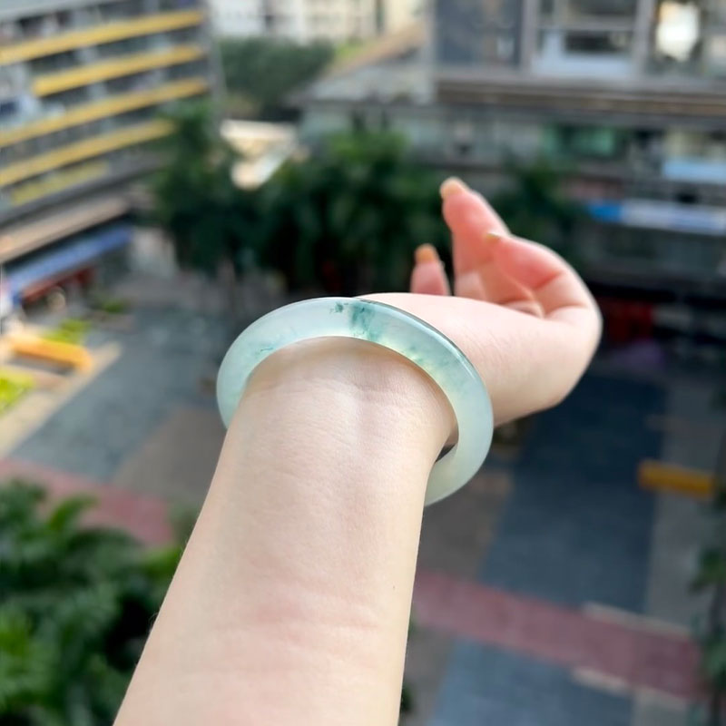 小良子翡翠专拍链接天然A货翡翠玉手镯冰糯种贵妃