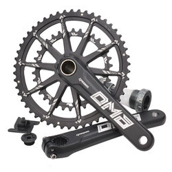 Haomeng road bike hollow integrated chainring 50 teeth 34T double chainring 8 9 10 20 speed aluminum alloy bicycle chainring