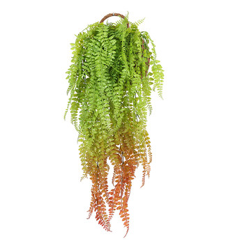 Simulated golden bell willow wall hanging decoration vine indoor fake flower rattan living room wall hanging plastic spider plant ພືດສີຂຽວ