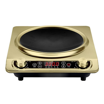 ຫມໍ້ຫຸງຕົ້ມ induction concave ຄົວເຮືອນ stir-fry ພະລັງງານສູງ ເຕົາການຄ້າ wok ປະສົມປະສານ concave ໃຫມ່ set stove ນາງ Yun