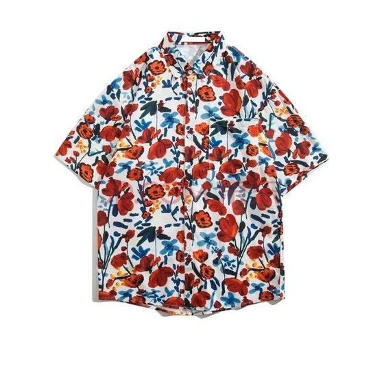 Parent-child clothing summer tulip loose design niche retro family three Hong Kong style short-sleeved floral shirt trendy
Parent-child clothing summer tulip loose design niche retro family three Hong Kong style short-sleeved floral shirt trendy