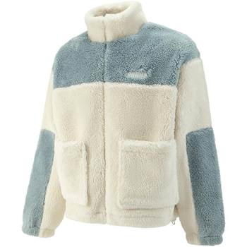 PUMA ຢ່າງເປັນທາງການຂອງຜູ້ຊາຍແລະແມ່ຍິງຄູ່ຜົວເມຍດຽວກັນ vintage imitation sherpa jacket SHERPA JACKET534931